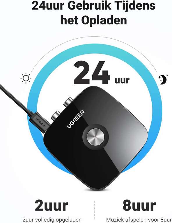 [Prime] UGREEN Bluetooth 5.0 Ontvanger voor €19,99 @ Amazon NL