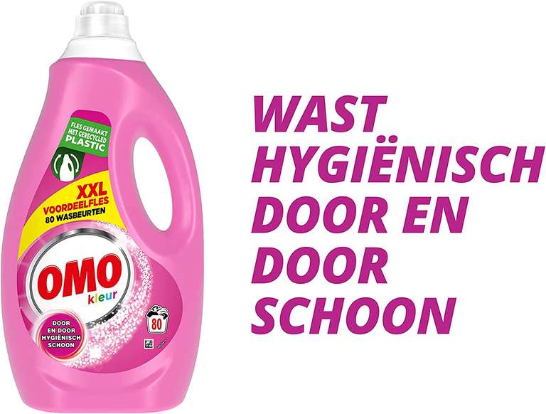 [Prime NL] Omo Semi-geconcentreerd Kleur Wasmiddel - 80 wasbeurten - 1 x 4 Liter