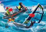 Playmobil 70141 City Action Redding op zee: redding met poolzeiler met rubberen sleepboot en hond