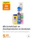 Alle Sanex en A-merk Deodorant producten 2e gratis (Vanaf €2 per 2 sprays in het opruimingsvak)