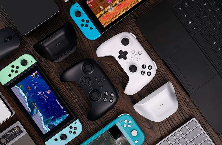 8BitDo Ultimate Bluetooth & 2.4g Controller with Charging Dock for Switch and Windows - Black