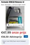 Motorex Formula Synthetic Blend 4T 10W40 4L (Motorfietsolie) 2st €40,50/st.