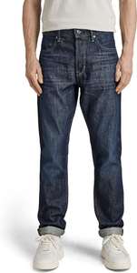 G-Star Raw heren jeans Triple A Regular Straight worn in pacific
