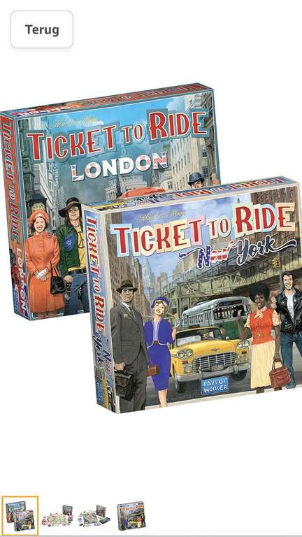 Ticket to Ride Bundel [PRIME] - Bevat Ticket to Ride London & Ticket to Ride New York - Nederlandstalig
