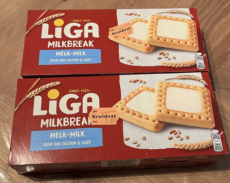 [kruidvat] liga milkbreak melk 1+1 gratis €1,89
