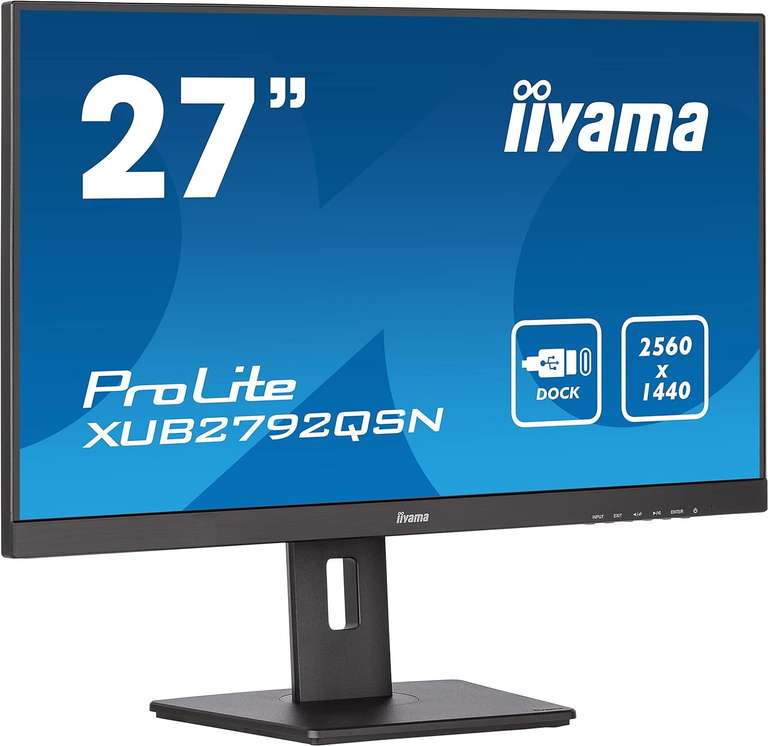 Iiyama ProLite XUB2792QSN-B5 27'' QHD USB-C RJ45 IPS Monitor