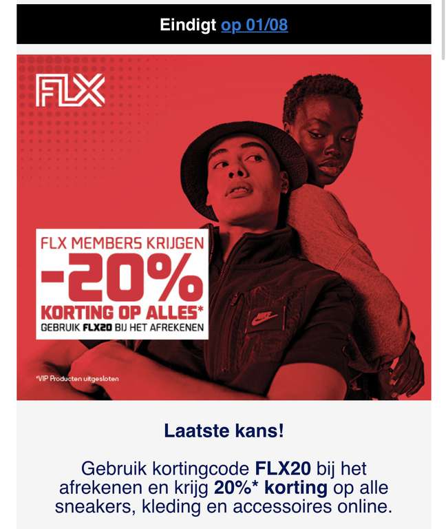 20% korting op alles bij Footlocker - Pepper.com