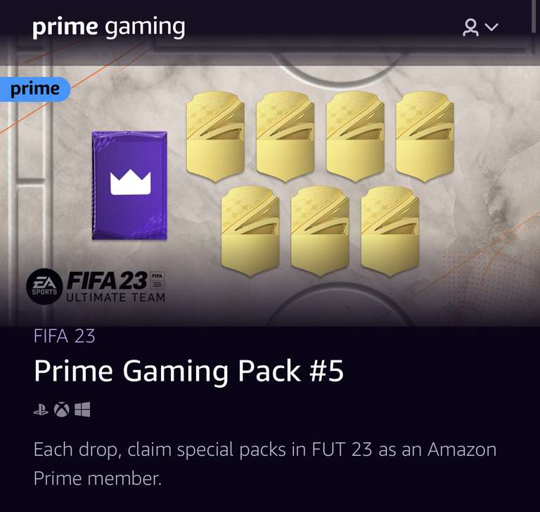 FIFA 23 Prime gaming Pack februari