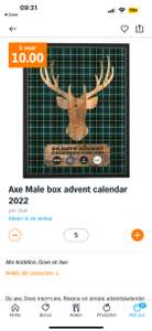 Dove en Axe adventkalender bij AH