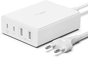 Belkin 108W 4-Ports USB GaN Desktop Charger (Dual C and Dual A) and 2M Cord