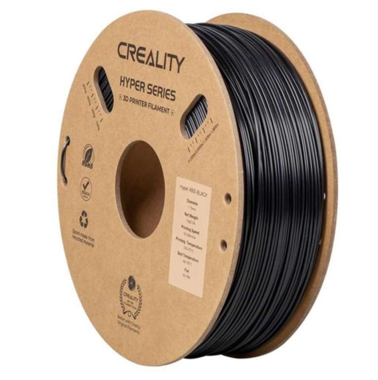 Creality Hyper-ABS 3 kilo Filament - zwart, grijs en wit @ Geekbuying
