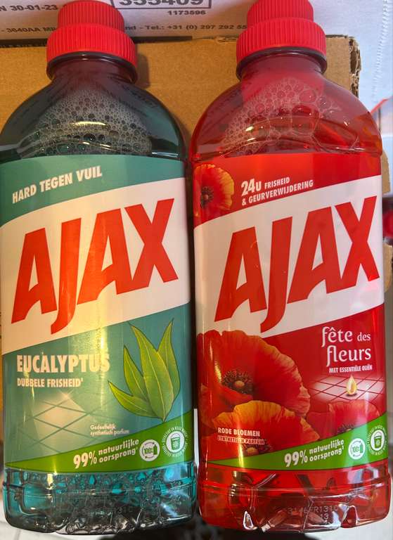 2 flessen Ajax voor 1,29