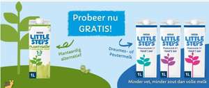 Ontdek nu LITTLE STEPS Plantygrow of normale peuter/dreumesmelk gratis!