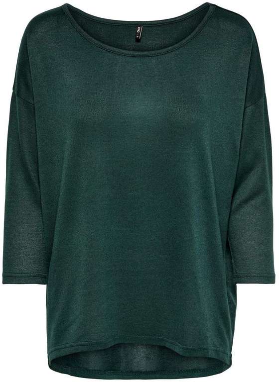 ONLY dames shirt met lange mouwen Onlelcos 4/5 Solid Top Jrs Noos groen - Amazon.nl