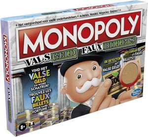 (laagste prijs ooit) Monopoly Vals geld (NL+FR) @Bol