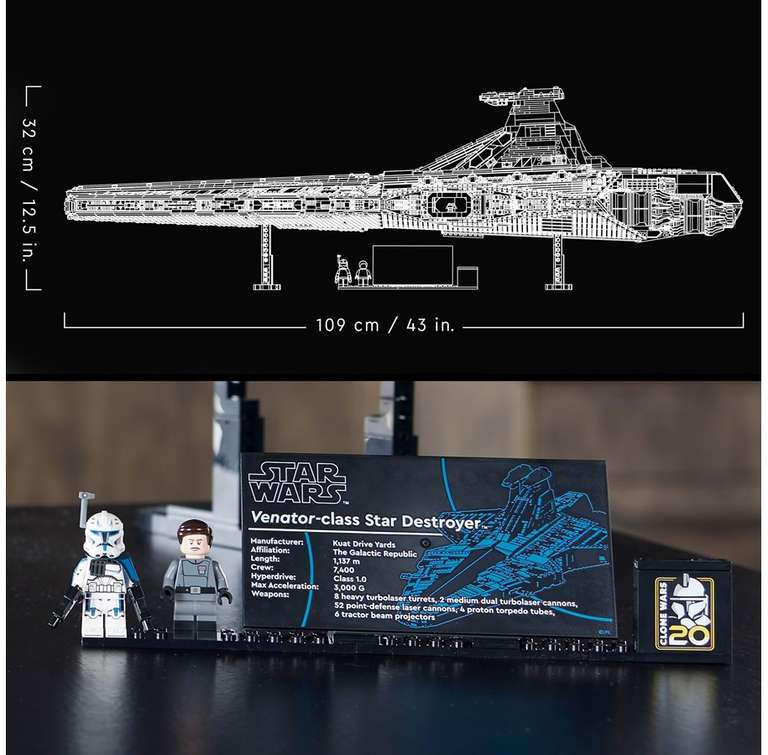 LEGO Star Wars 75367 Venator-Class Republic Attack Cruiser
