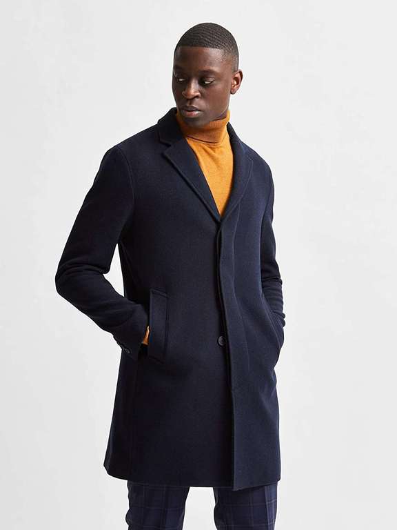 SELECTED HOMME BLACK Slhhagen W Coat B Men's Coat