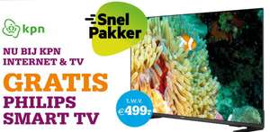 Gratis Philips SmartTV bij 12 maanden KPN Internet & TV