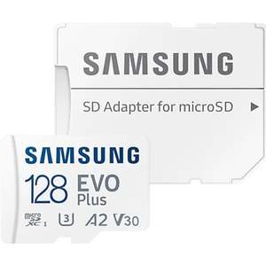 [Media Markt/Amazon] Samsung EVO Plus - Micro SD Kaart - Inclusief SD Adapter - 130 MB/s - 128 GB