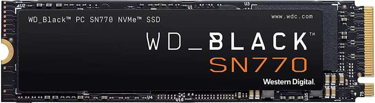 [Prime] WD Black SN770 NVMe 2TB Interne SSD (Zwart, WDS200T3X0E, M.2 2280, PCIe Gen4 x4)