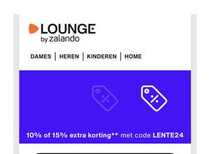 Zalando Lounge 10% of 15% extra korting vanaf 100,-/ 150,-