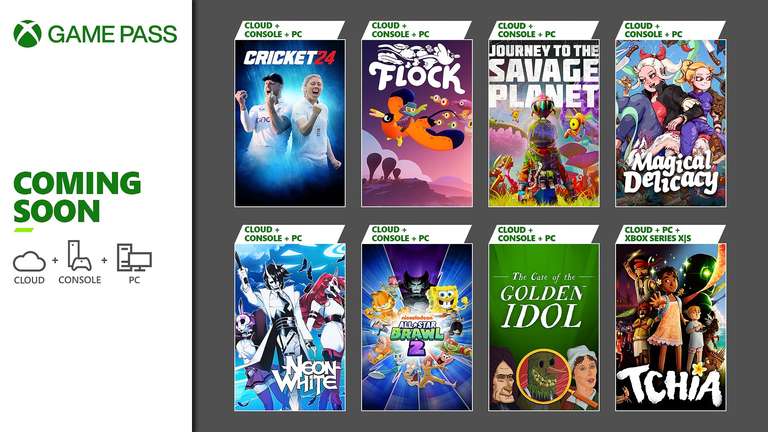 Xbox Game Pass juli : Neon White, Flock, Nickelodeon All-Star Brawl 2, Tchia en meer