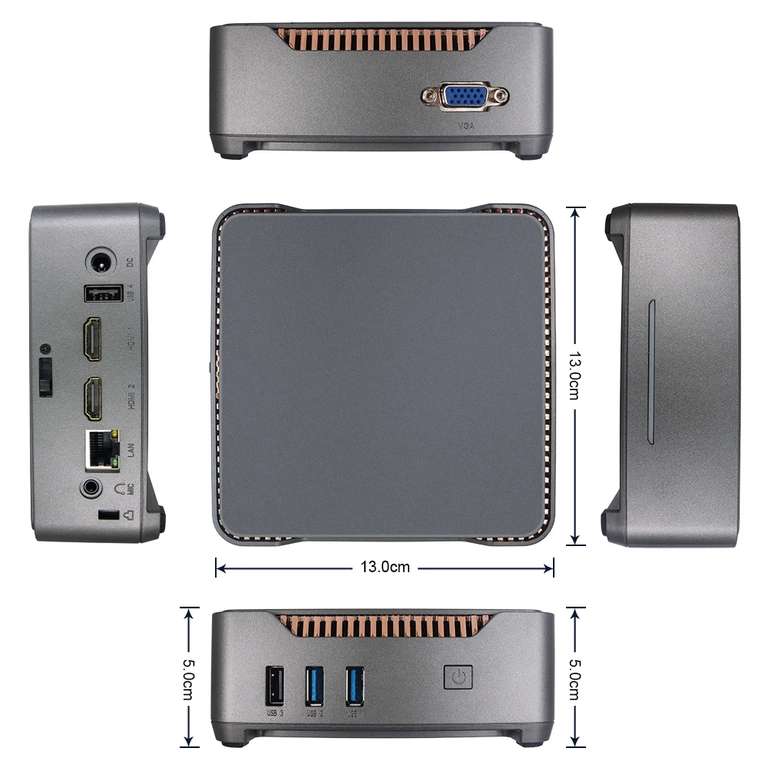 GK3 Plus Mini PC (Intel Alder Lake N95, 16GB / 512GB M.2 SSD, Windows 11 Pro) voor €154,99 @ Geekbuying