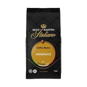Gran Maestro Italiano koffiebonen 1kg (diverse varianten) voor €12 @ Koffievoordeel