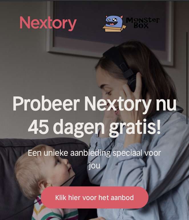 45 dagen Nextory [Gratis]