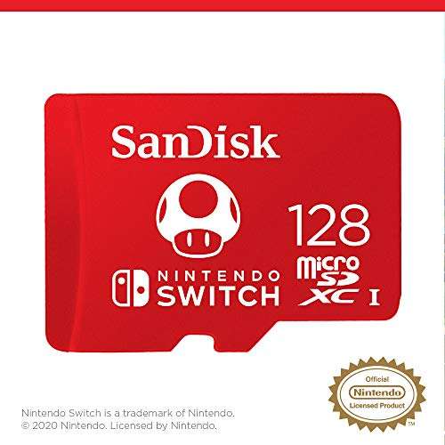 SanDisk microSDXC UHS-I kaart voor Nintendo Switch 128GB
