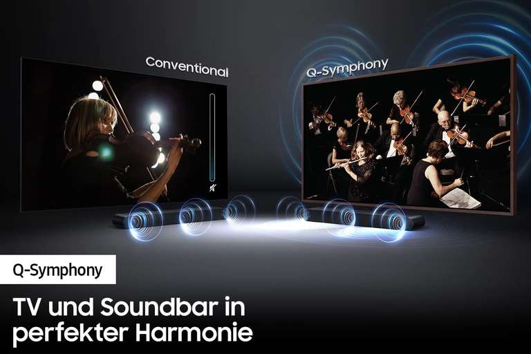 Samsung HW-S66B 5.0 Channel S Soundbar, Wireless Dolby Atmos 5.0 / DTS Virtual:X, Q-Symphony, Built-in Center Speaker [2022]