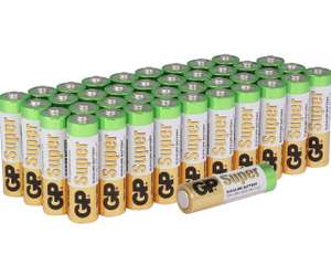 40x AA - GP Super alkalische batterijen