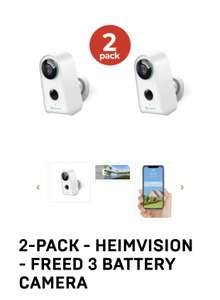 2-Pack - Heimvision - Freed 3 Battery Camera