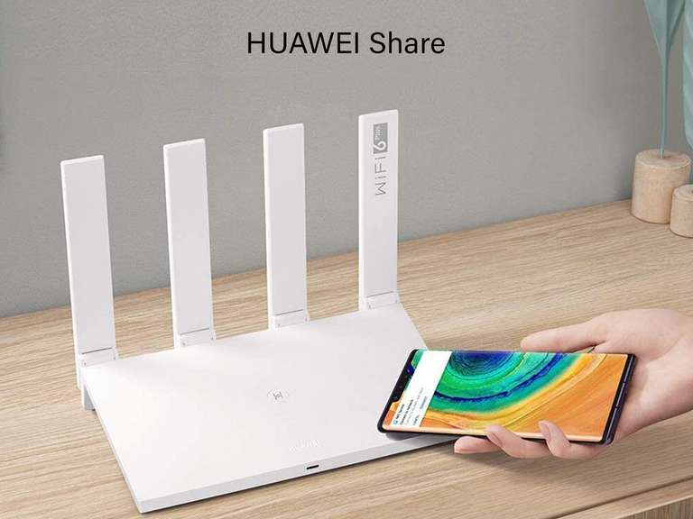 Huawei WiFi AX3 Wifi 6 Plus quad-core router voor €29,99 @ iBOOD