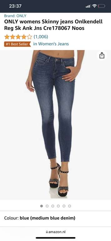 ONLY dames jeans skinny spijkerbroek