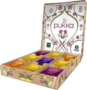 Pukka Support Kruidenthee Geschenkdoos - 5 blends biologische kruidenthee, ook leuk als verjaardagscadeau - 45 zakjes - Theedoos