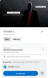 HITMAN World of Assassination PS5 PS4 via PlayStation Store