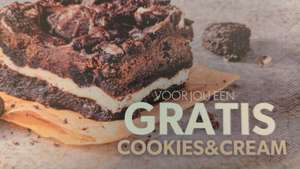 Gratis cookie&cream vanaf €13,95 bij spareribs express