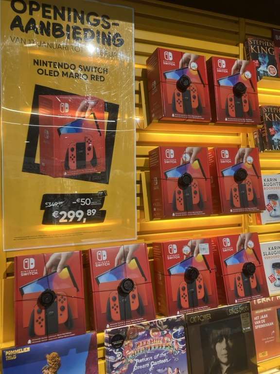 [België] FNAC Antwerpen: Nintendo Switch Console (OLED-Model) Mario Red Edition