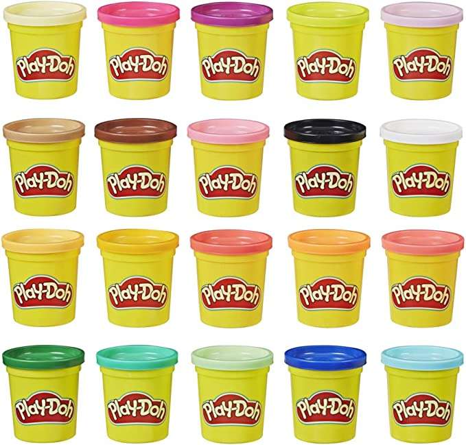 Play-Doh Super Color Pack klei 20 potjes (totaal 1680 gram) voor €11,92 @ Amazon.nl/Bol.com