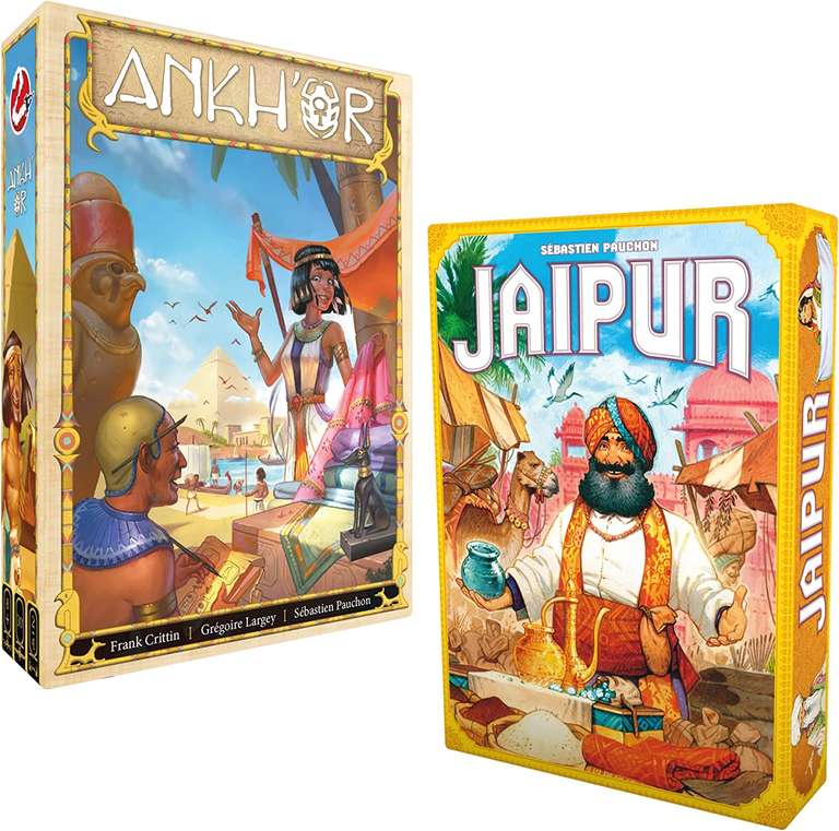 Spellen Jaipur en Ankh’or samen voor €25,-