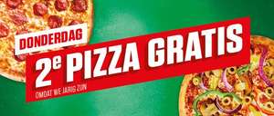 NewYork Pizza 2e pizza gratis (alleen online)