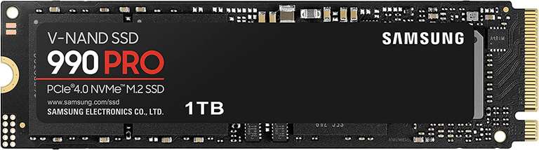 Samsung 990 Pro 1TB Interne SSD (MZ-V9P1T0BW, PCIe Gen 4.0 x4, NVMe 2.0)