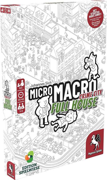 MicroMacro: Crime City - Full House gezelschapsspel (Engels) voor €17,38 @ Amazon NL