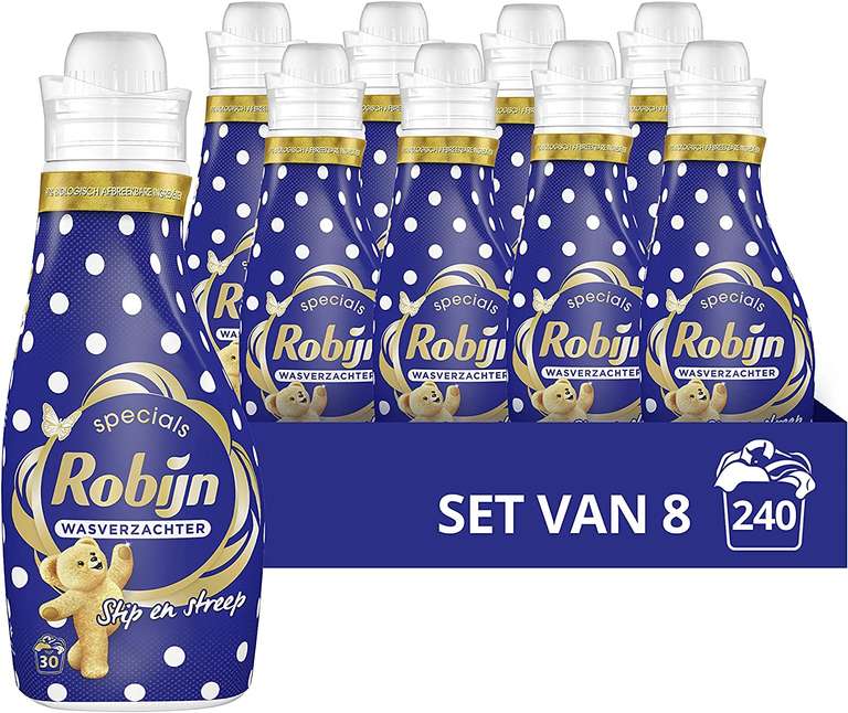 Robijn Specials Stip en Streep Wasverzachter - 240 wasbeurten @Amazon