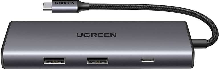 UGREEN USB C hub (USB A/C poort, USB 3.2 Gen 2, 4K HMDI, PD100W, SD/TF kaartlezer) voor €34,99