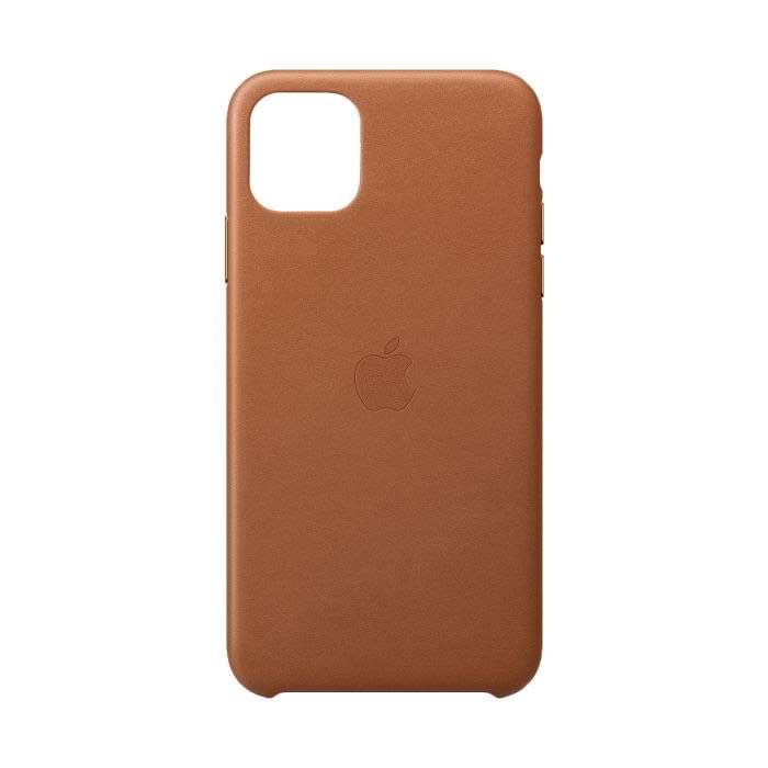 Apple iPhone 11 Pro Max leather case (saddle brown)