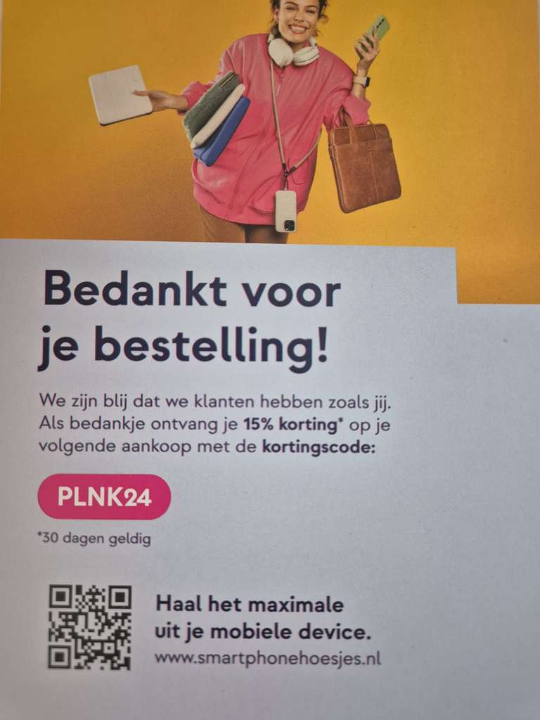 15% korting bij smartphonehoesjes.nl