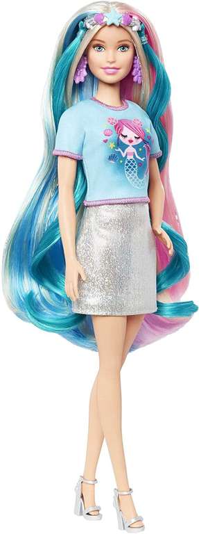 Barbie Fantasiehaar met zeemeermin en eenhoorn looks