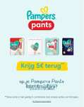 €5 terug Pampers Pants broekjes